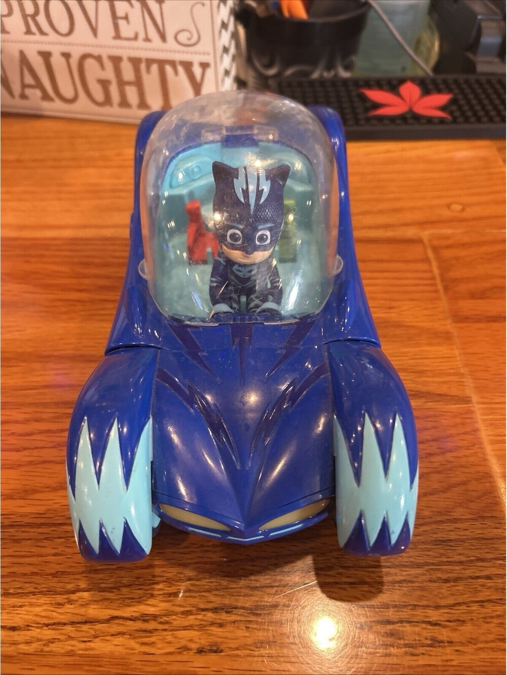 Pj Masks Cat Car Carbon Figure Tested Working Lights And Sounds